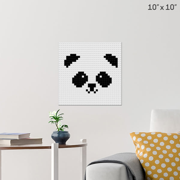 Panda Brick Poster