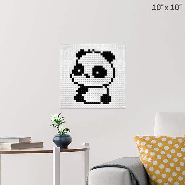 Panda Brick Poster