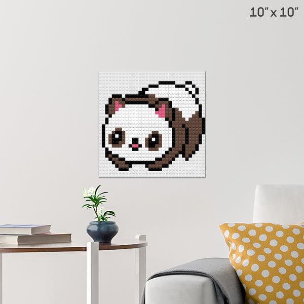 Panda Brick Poster