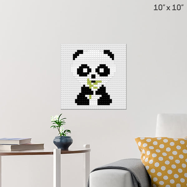 Panda Brick Poster