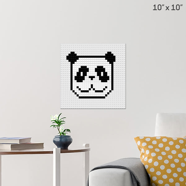 Panda Brick Poster