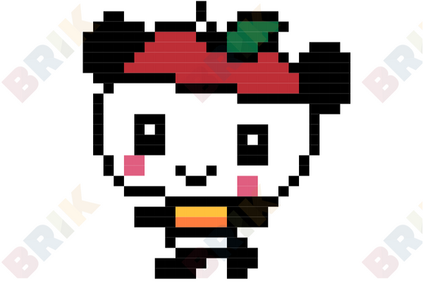 Pandapple Pixel Art