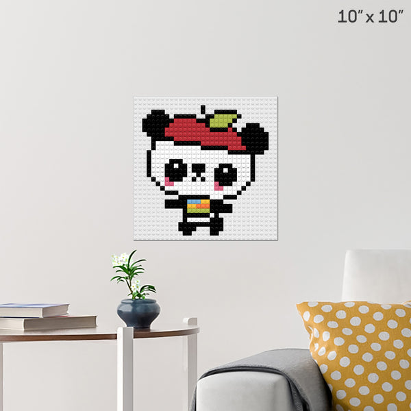 Pandapple Brick Poster