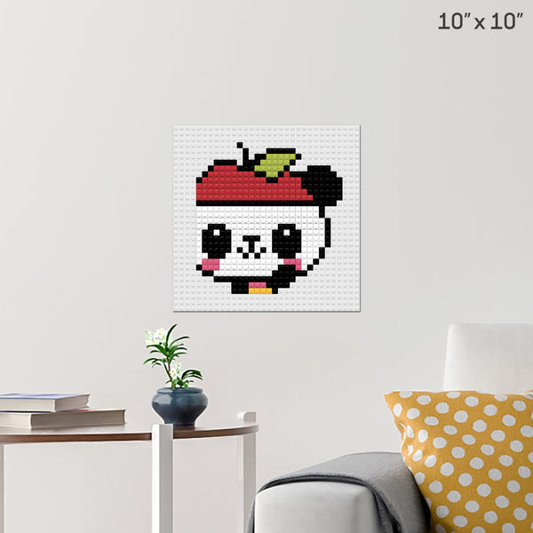Pandapple Brick Poster