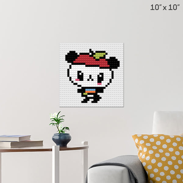 Pandapple Brick Poster