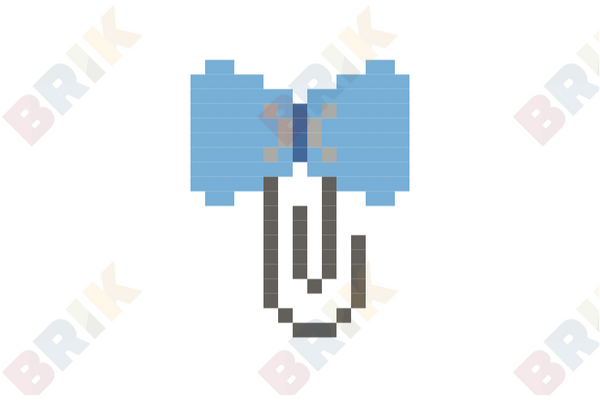 Paper Clip Pixel Art