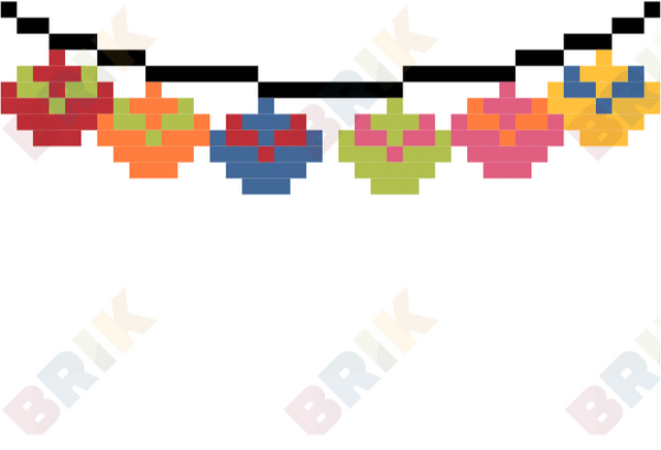 Paper Lantern Pixel Art