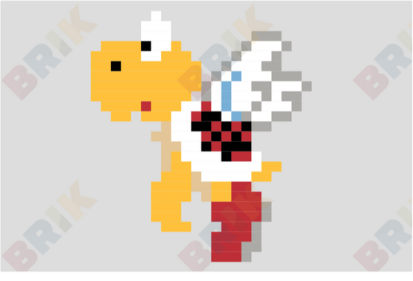 Paratroopa Pixel Art