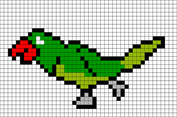 Parrot Pixel Art