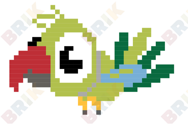 Parrot Pixel Art
