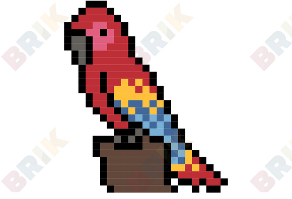 Parrot Pixel Art