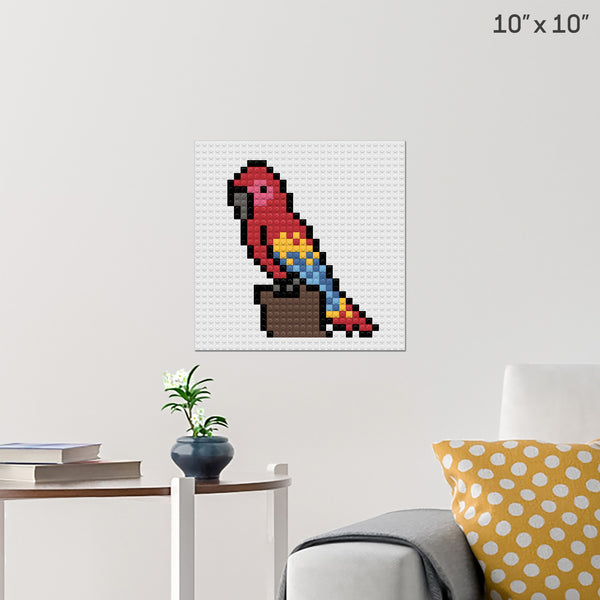 Parrot Brick Poster