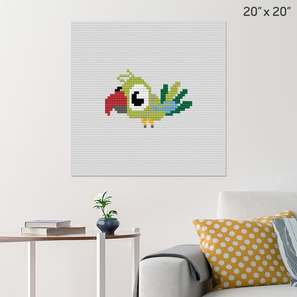 Parrot Brick Poster