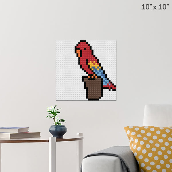 Parrot Brick Poster