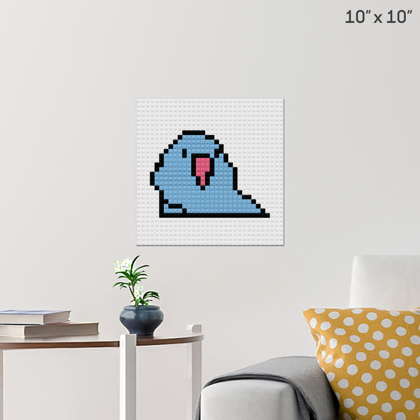 party parrot Brick Poster