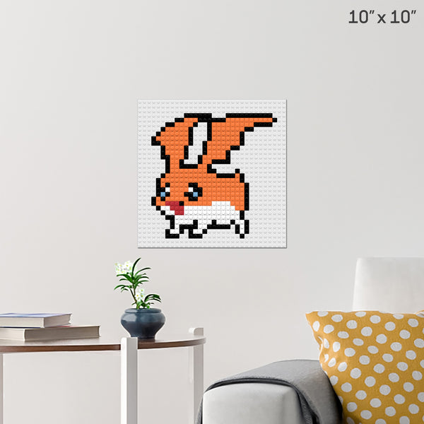 Patamon Brick Poster