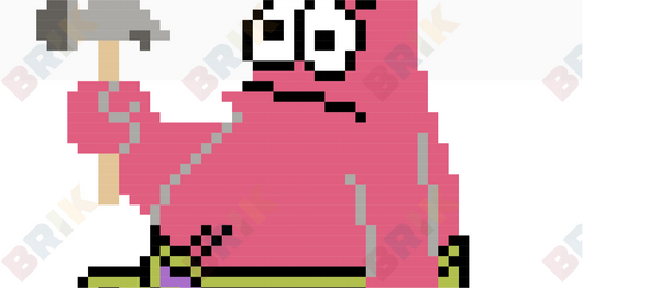 Patrick Star Pixel Art