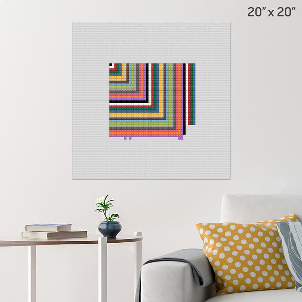 PATTERN NOT DONE Brick Poster