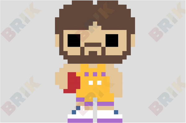 Pau Gasol Pixel Art