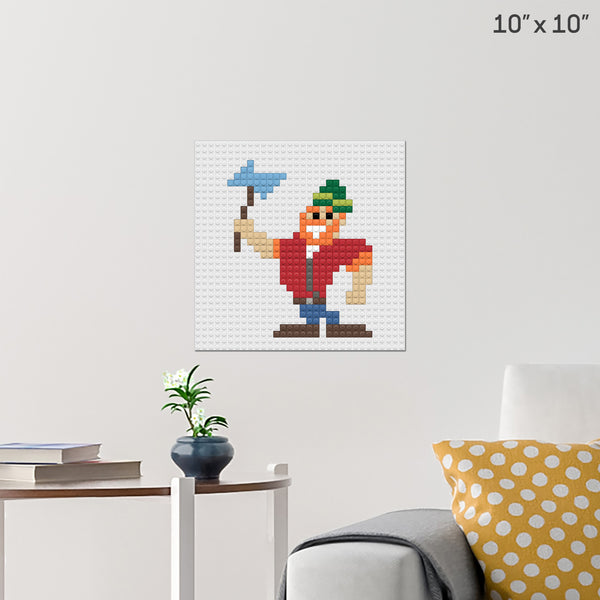 Paul Bunyan Day Brick Poster