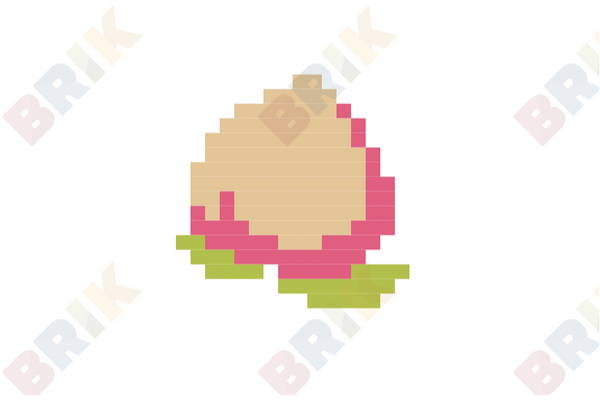 Peach Pixel Art