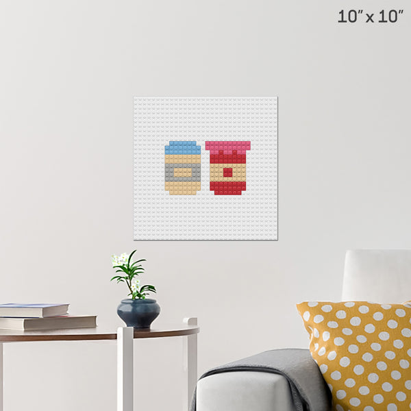 Peanut Butter and Jelly Brick Poster