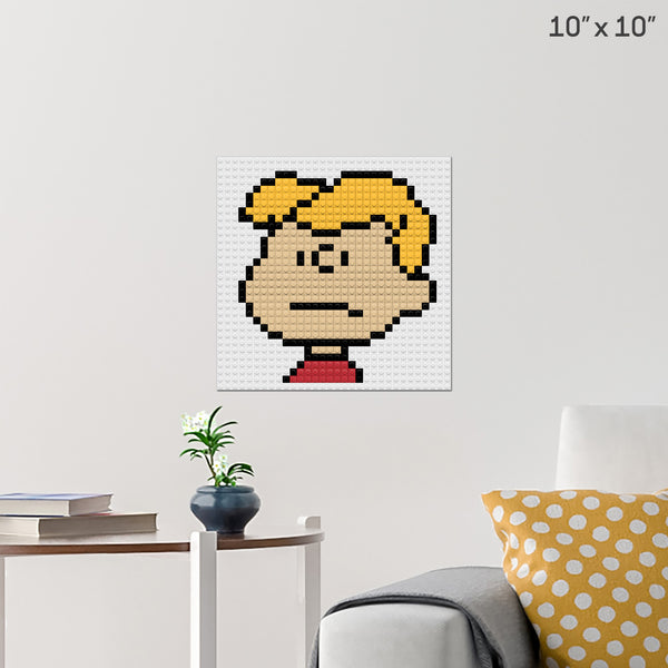 Peanuts Schroeder Brick Poster
