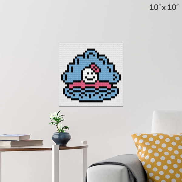 Pearl Brick Poster