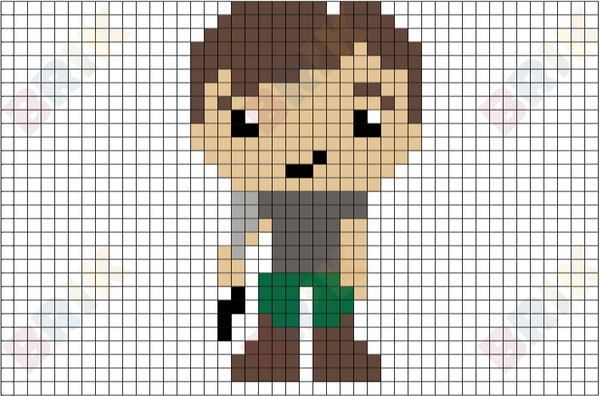Peeta Mellark Pixel Art