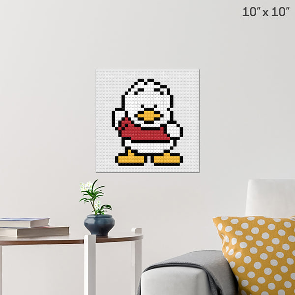 Pekkle Brick Poster