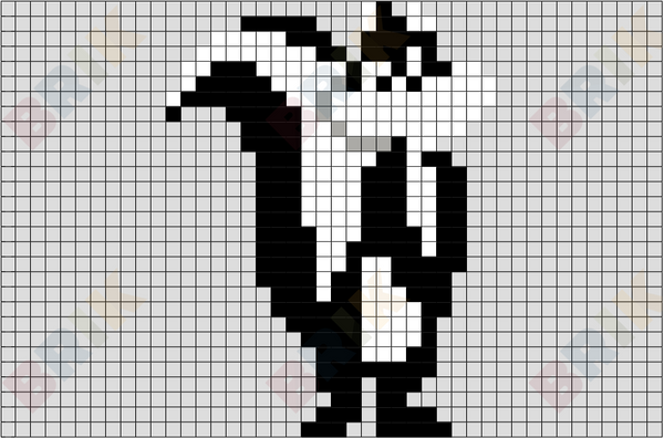Penelope Pussycat Pixel Art