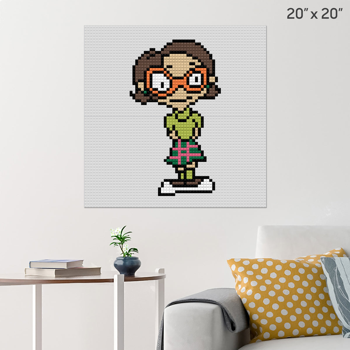 Penny Sanchez Pixel Art Wall Poster - Build Your Own with Bricks! - BRIK