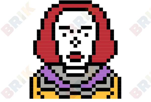 Pennywise Pixel Art