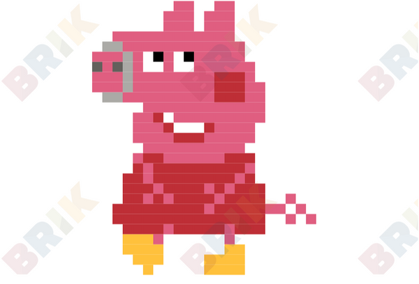 Peppa Pig Pixel Art