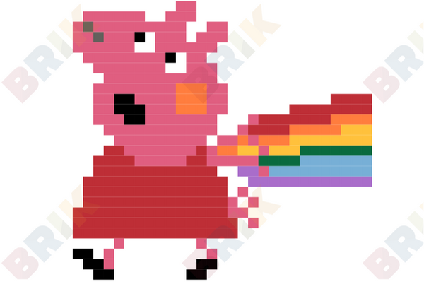 Peppa Pig Pixel Art
