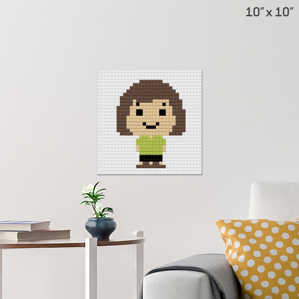Peppermint Patty Brick Poster