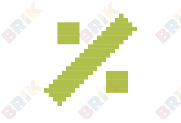 Percent Sign Pixel Art