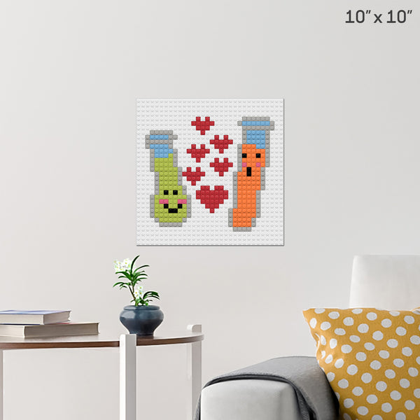 Perfect Chemistry Brick Poster