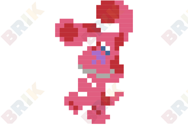 Magenta Pixel Art