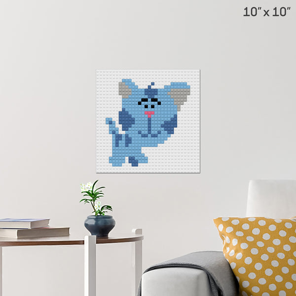 Periwinkle Brick Poster
