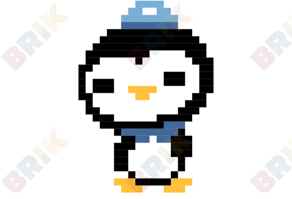 Peso the Penguin Pixel Art