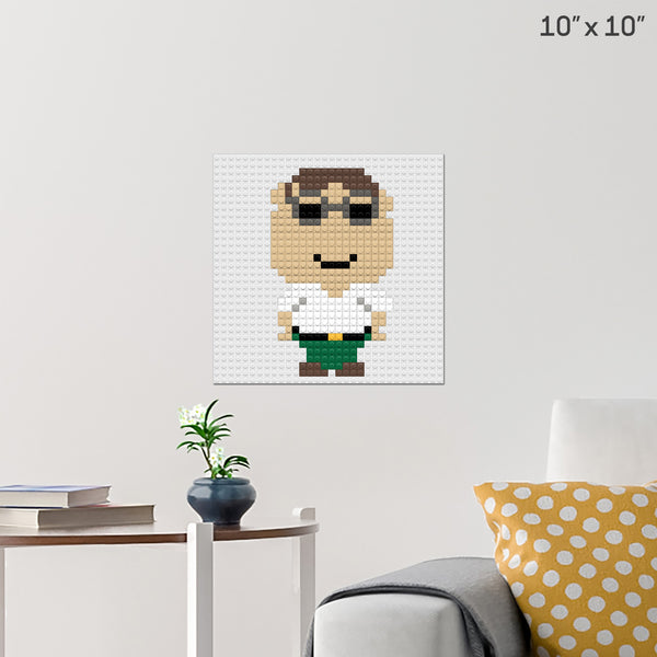 Peter Griffin Brick Poster