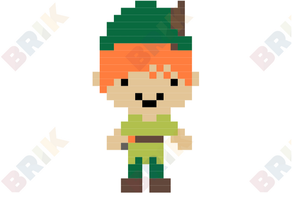 Peter Pan Pixel Art
