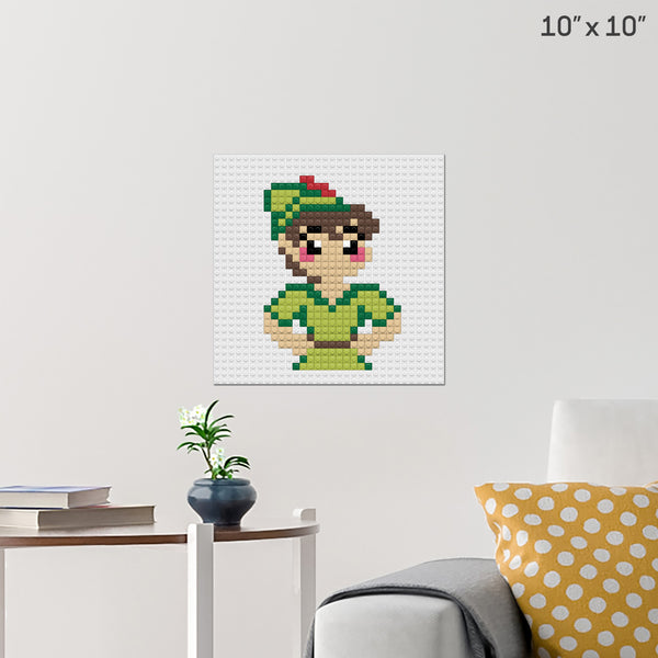 Peter Pan Brick Poster
