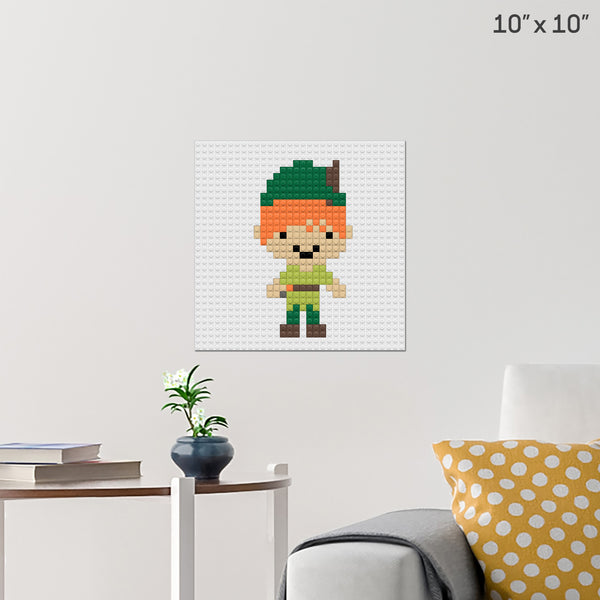 Peter Pan Brick Poster