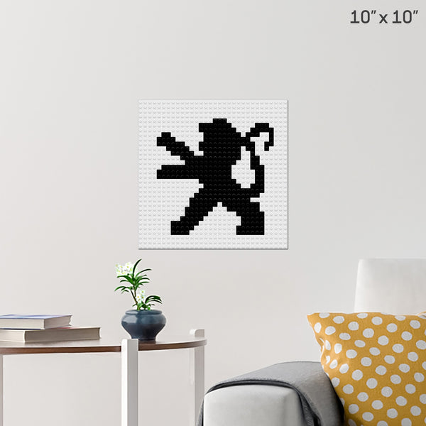 Peugeot Brick Poster