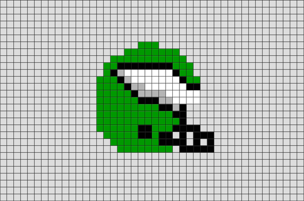 Philadelphia Eagles Pixel Art