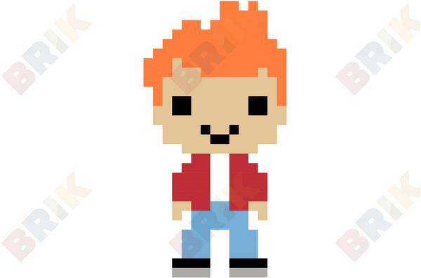Philip J. Fry Pixel Art
