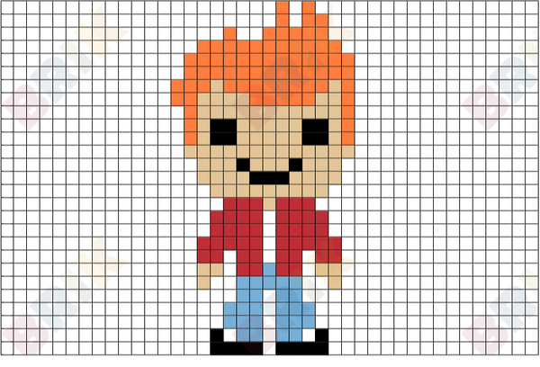 Philip J. Fry Pixel Art