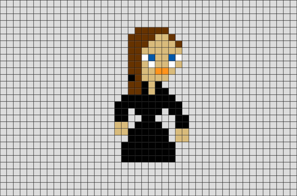 Phineas and Ferb Vanessa Pixel Art